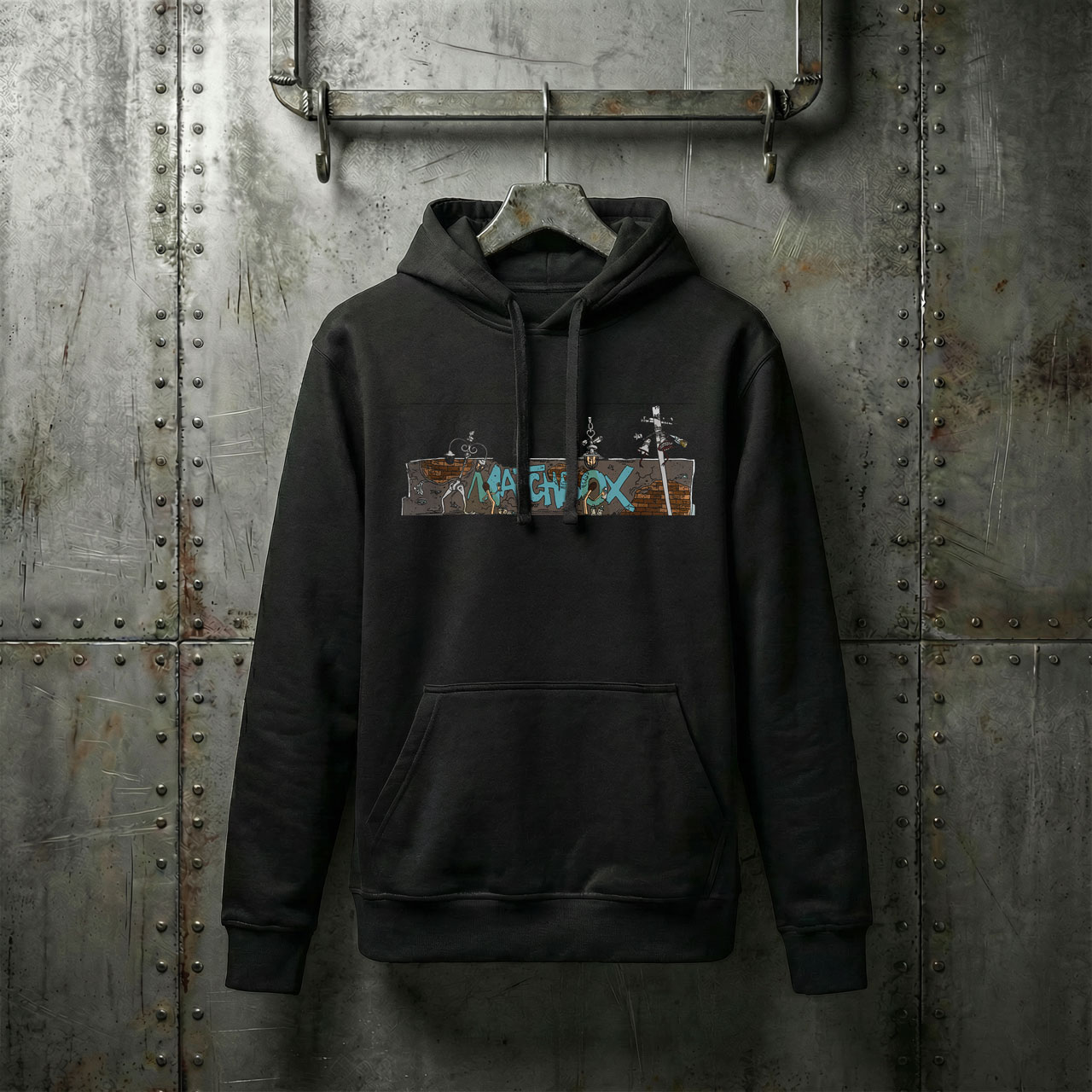 Matchbox Comix – Black – Unisex mikina