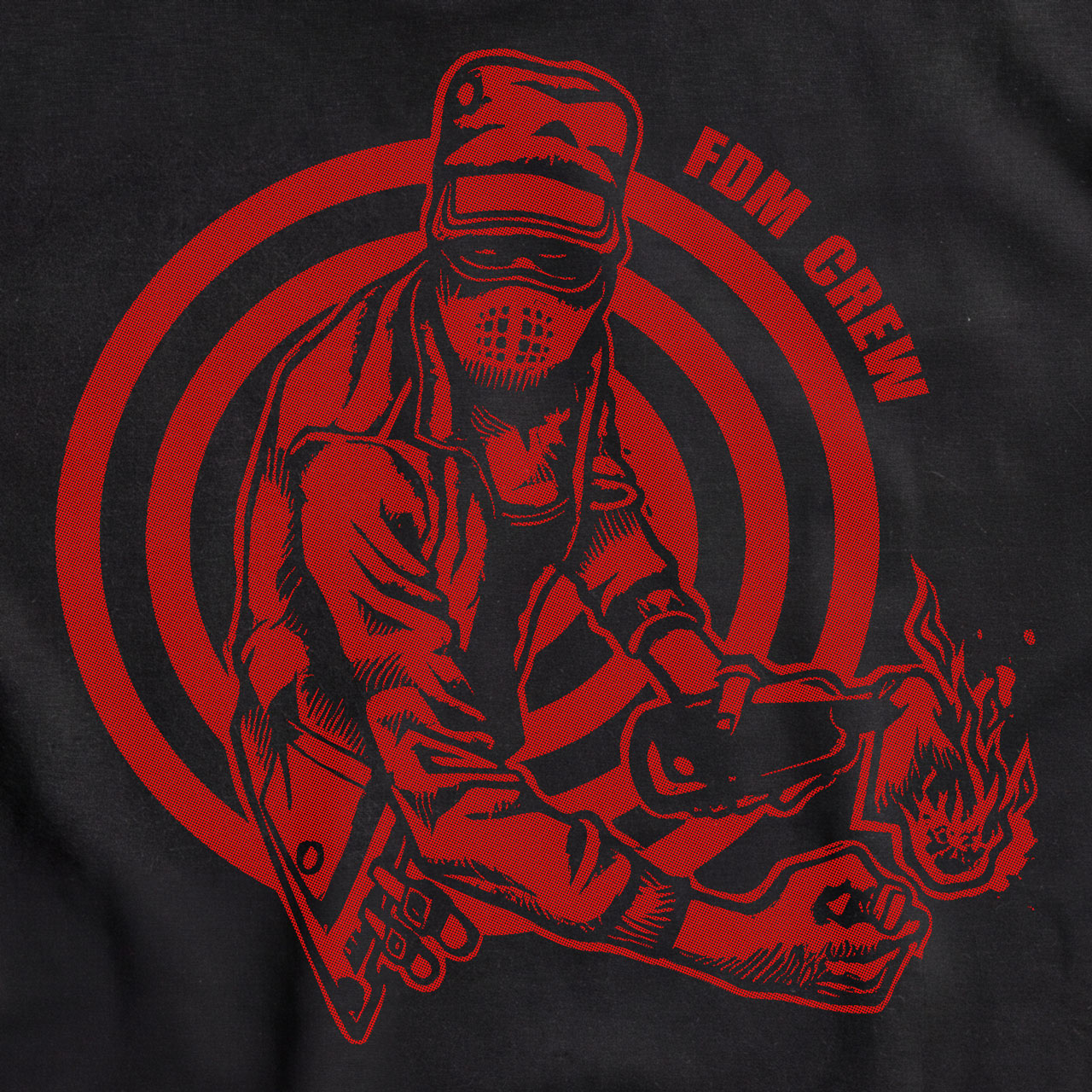 FDM Red Pyro – Black – Dětské tričko - Obrázek 2