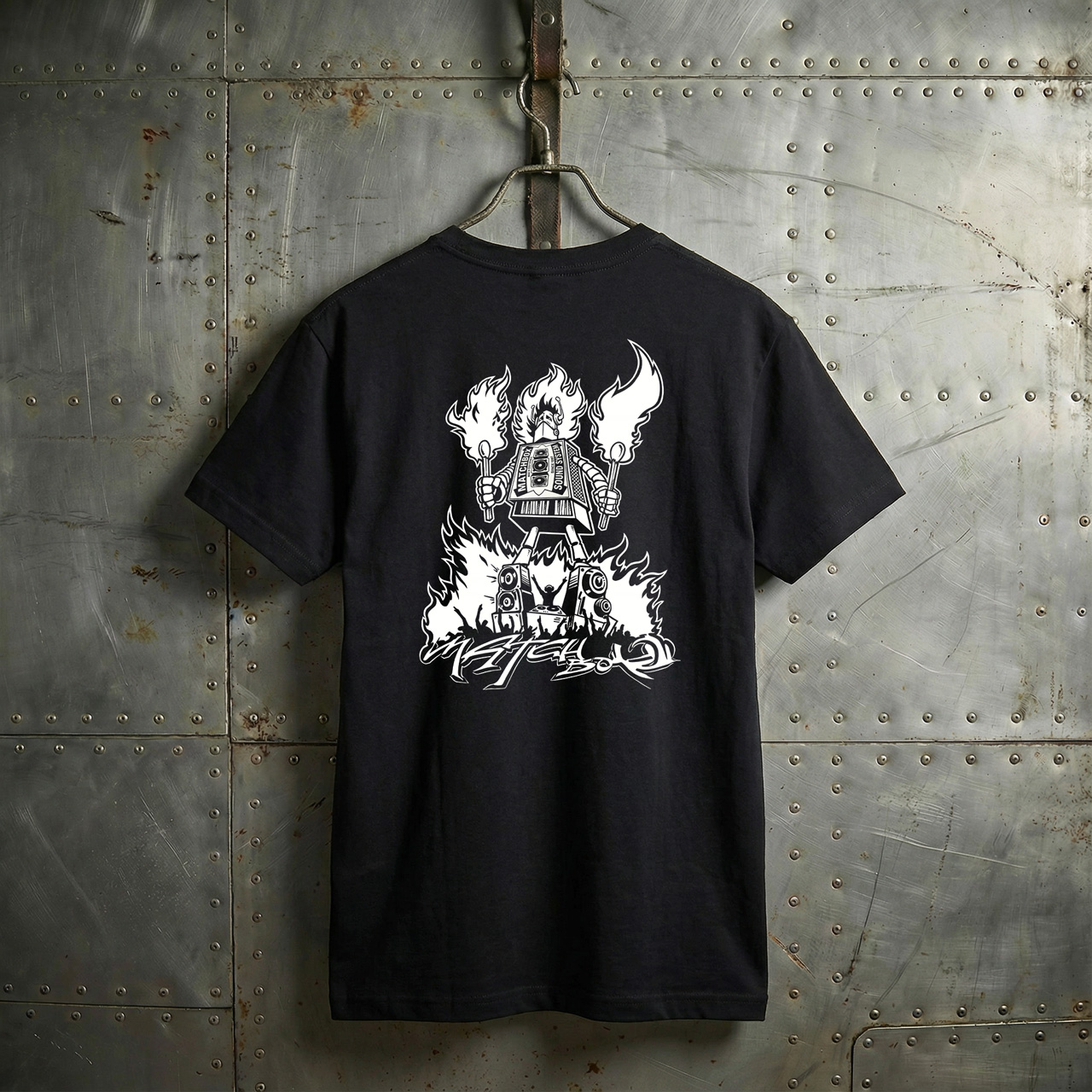 Matchbox BurningMan W – Black – Unisex tričko