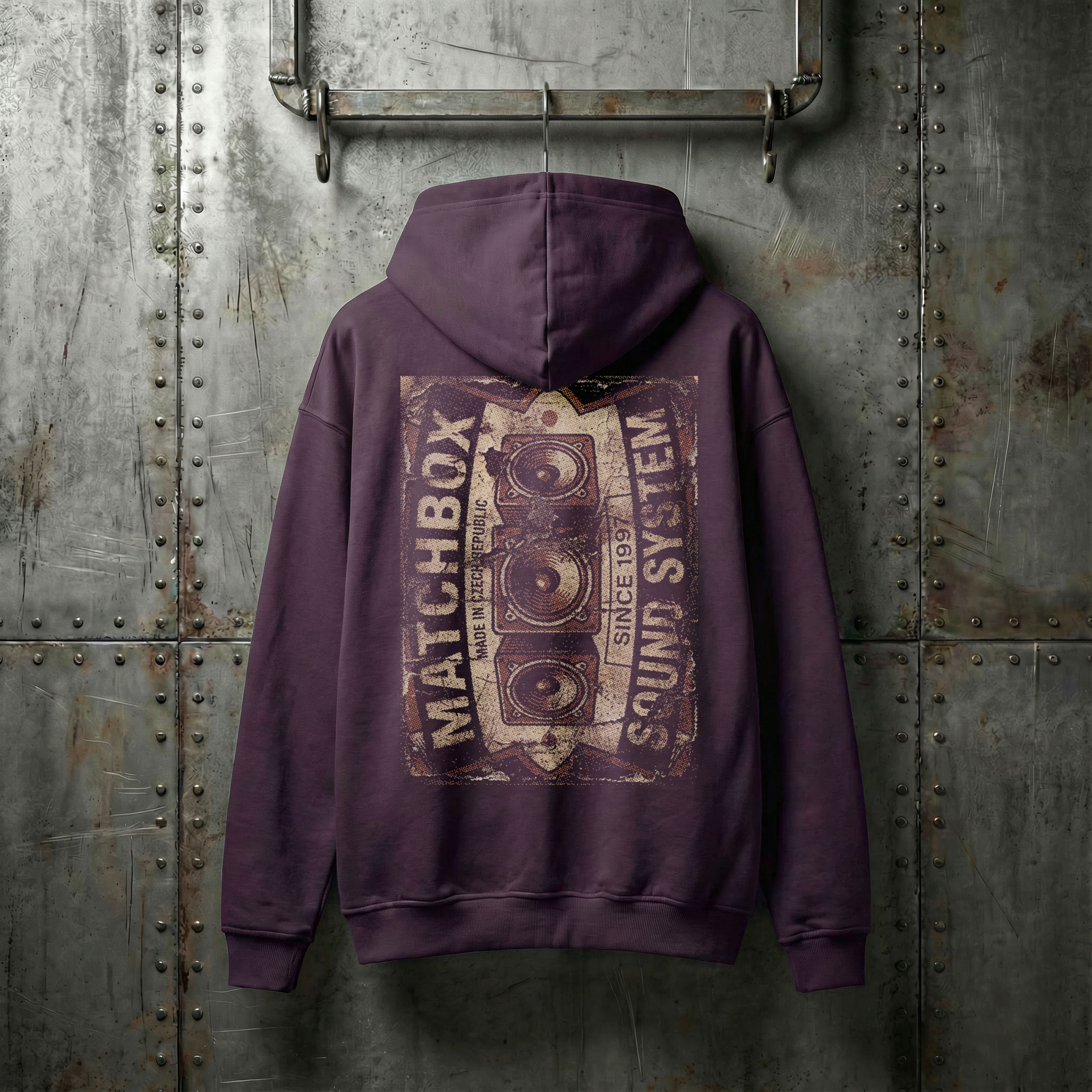 Matchbox SoloWorks – FutureDark – Unisex mikina Oversized