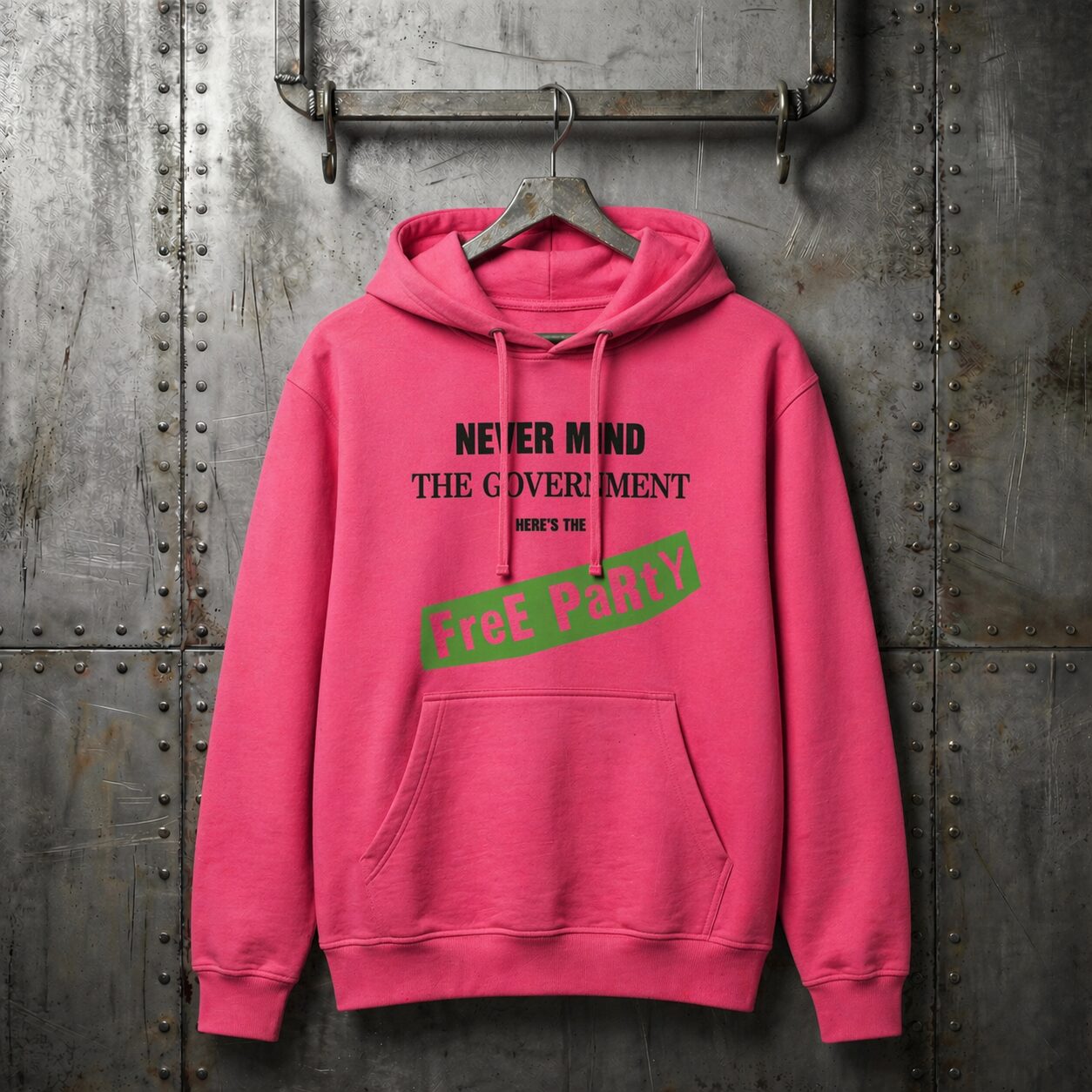 F*CK Never – Pink – Hoodie