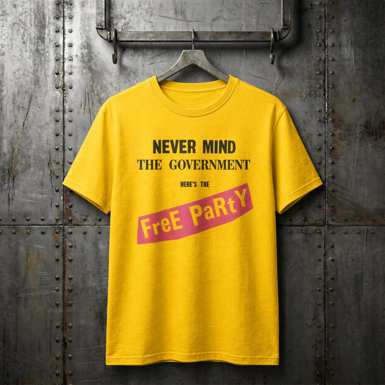 F*CK Never – Yellow – Unisex tričko